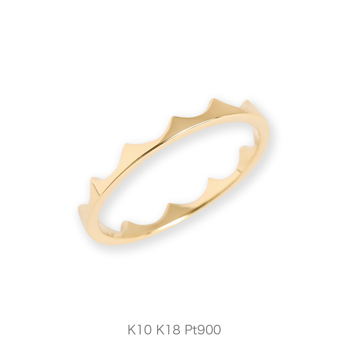楽天市場】【V Ligne Ring】 K10/K18/Pt900 リング Vライン ゴールド 