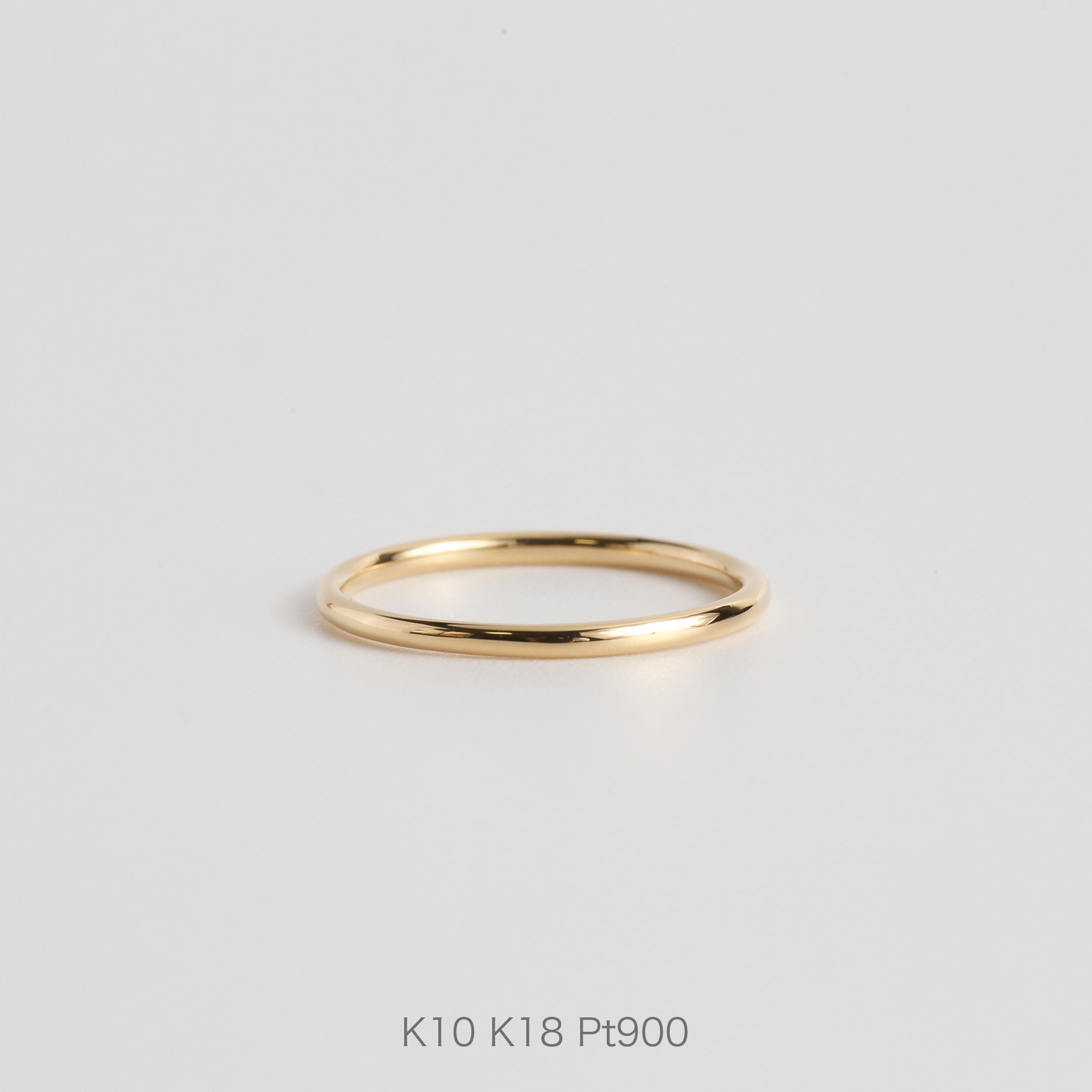 楽天市場】【Nude Ring】 K10/K18/Pt900 甲丸 リング 指輪 地金 結婚 
