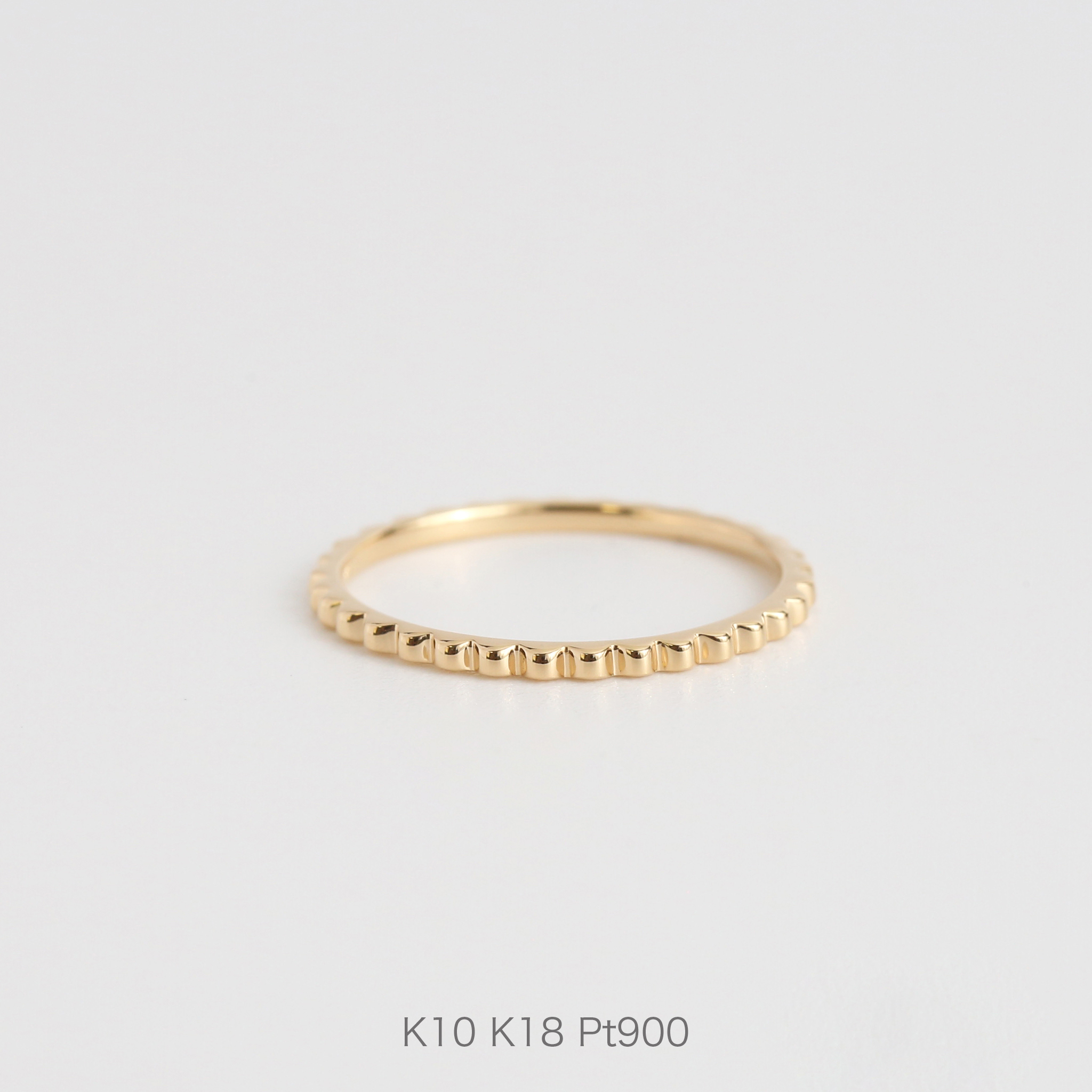 【楽天市場】【Ivy Ring】 K10/K18/Pt900 ツタ モチーフ 地金 リング 