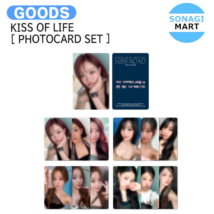 楽天市場】KISS OF LIFE [ PHOTOCARD SET ] 2025 1st WORLD TOUR [KISS