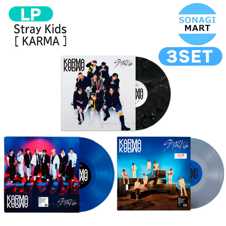 StrayKids KARMA US TARGET限定 VINYLレコードLP Stray Kids - KARMA[CLEAR SAPPHIRE VINYL] - Amazon.com Music