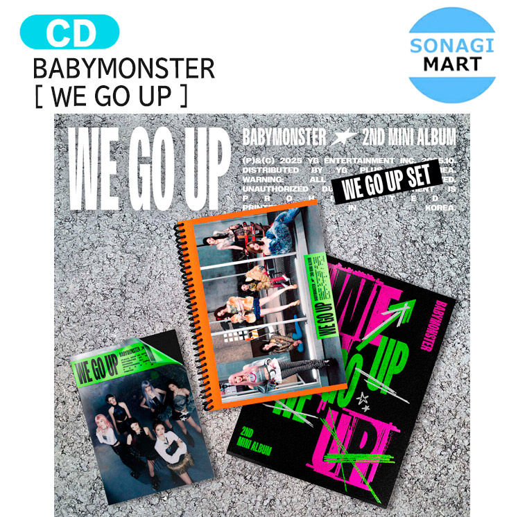 楽天市場】BABYMONSTER - 2nd MINI ALBUM 「WE GO UP」 MINI BEAM