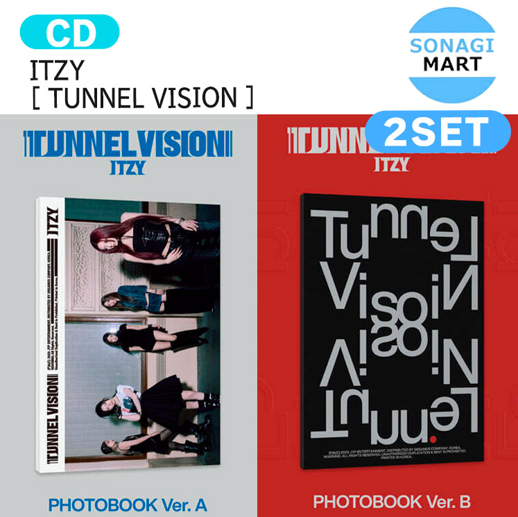 [当店限定特典付] ITZY Photobook Ver. [ TUNNEL VISION ] 2種セット Album / イッチ イッチー アルバム / 韓国音楽チャート反映 KPOP / 1次予約 / 送料無料