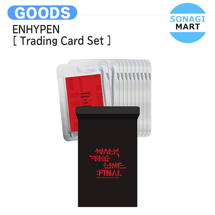 ENHYPEN [ Trading Card Set ] WALK THE LINE MD / トレーディングカード トレカ / エンハイプン エナイプン EN- KPOP / 公式グッズ / 予約商品 / 送料無料
