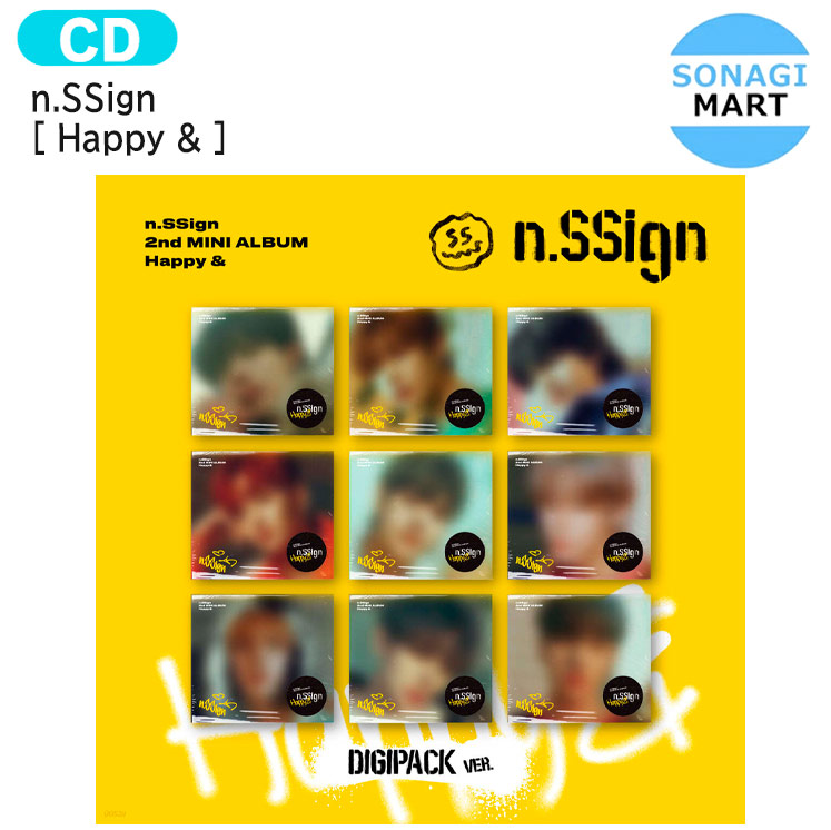 n.SSign Happy& Digipack ver. 9種セット jp.ktown4u.com : n.SSign - ミニアルバム2集 [Happy