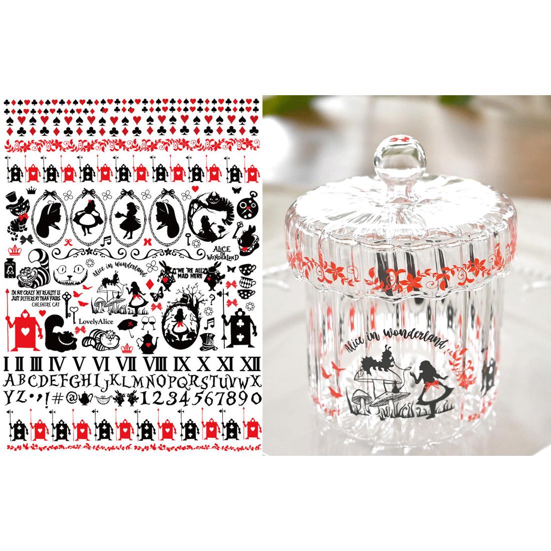 楽天市場】ポーセラーツ 転写紙 ガラス用SweetAlice スイートアリス