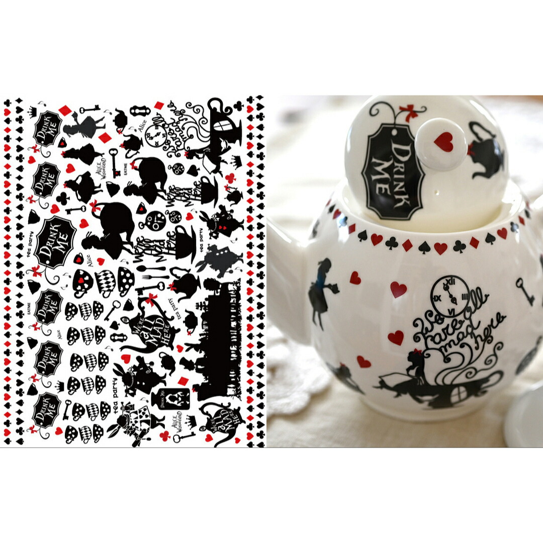 楽天市場】ポーセラーツ 転写紙 ガラス用SweetAlice スイートアリス