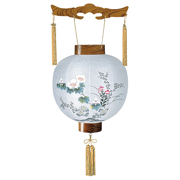 御殿丸デザイン盆提灯「芙蓉」数量限定のネット通販限定商品【G38GT7651M】