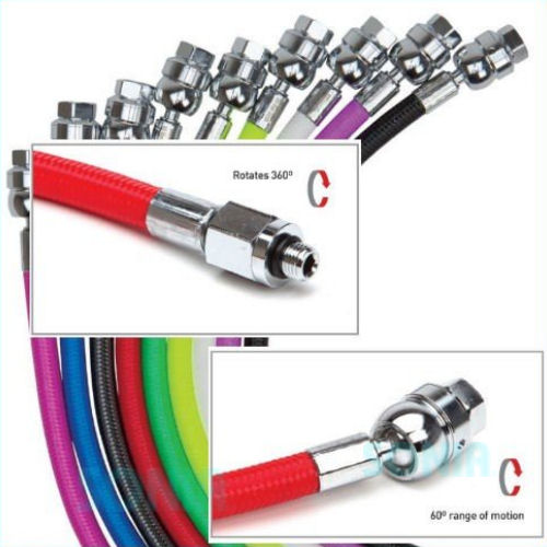 MIFLEX(マイフレックス) 7126 LPレギュレーターデュアルスイベルホース 71cm|ソニア