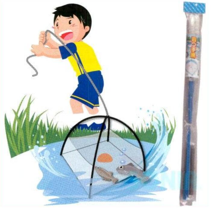 A1（エーワン） S4-75 四ツ手網 75cm 魚とり網 川 海 磯遊び こども キッズ 定置網 仕掛け エビ カニ めだか