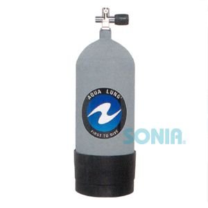 【送料無料】AQUALUNG（アクアラング） 011230 10L（19.6MPa）メタリコンタンク（K2バルブ付き） Special Rustproof Coating Single Tank｜ソニア