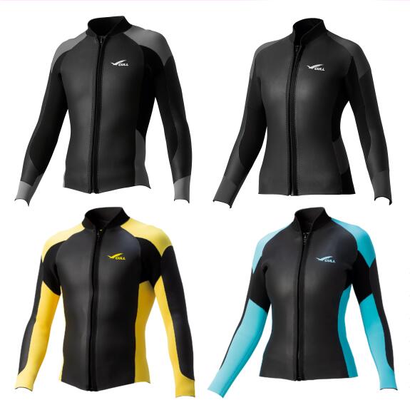 GULL フルスーツ ブラック ピンクロゴLサイズ 楽天市場】女性用セット販売 GULL 3mm SKIN JACKET ＆ SKIN LONG