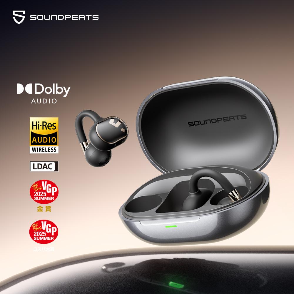 楽天市場】SOUNDPEATS PearlClip イヤーカフ イヤホン 没入感を高める