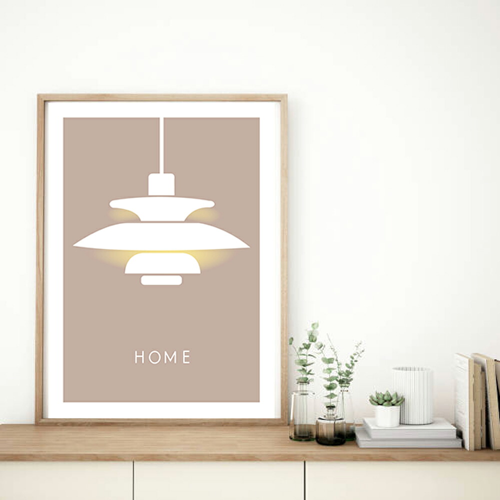 アートポスター Lamp ランプ 50x70cmインテリア ポスター北欧 おしゃれ 絵画 絵 壁掛け モダン オーダー【受注生産】