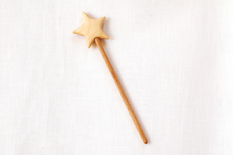楽天市場 おしゃれな 星のステッキ 木製 魔法の杖 Magic Wand チェリー ブナ Sonorite ソノリテ