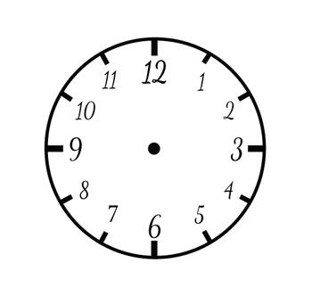 楽天市場 インクのいらない時計スタンプ 小 2 4センチ 手帳のタスクスケージュールや知育学習に Sonorite ソノリテ