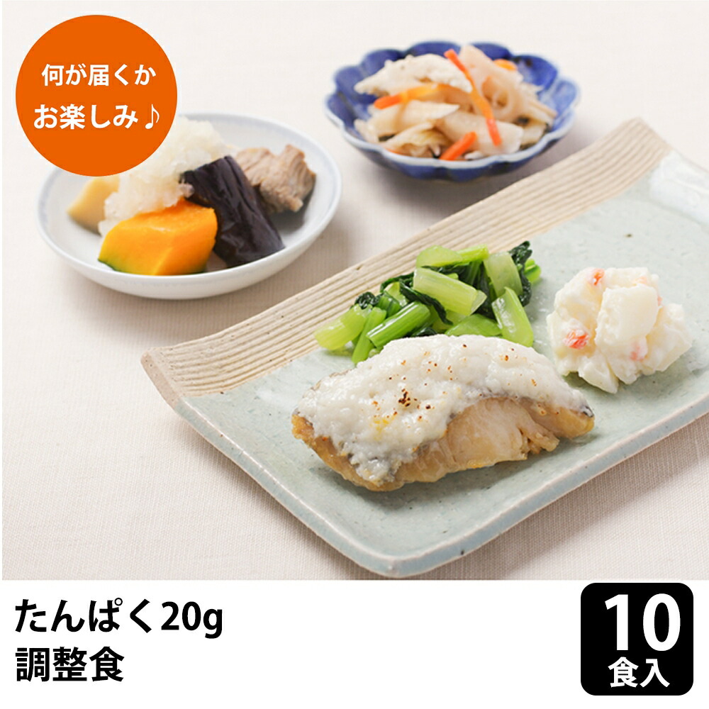 【お買い物マラソン期間中 ポイント10倍！】メディカルフーズ たんぱく調整食20g お急ぎ10食セット