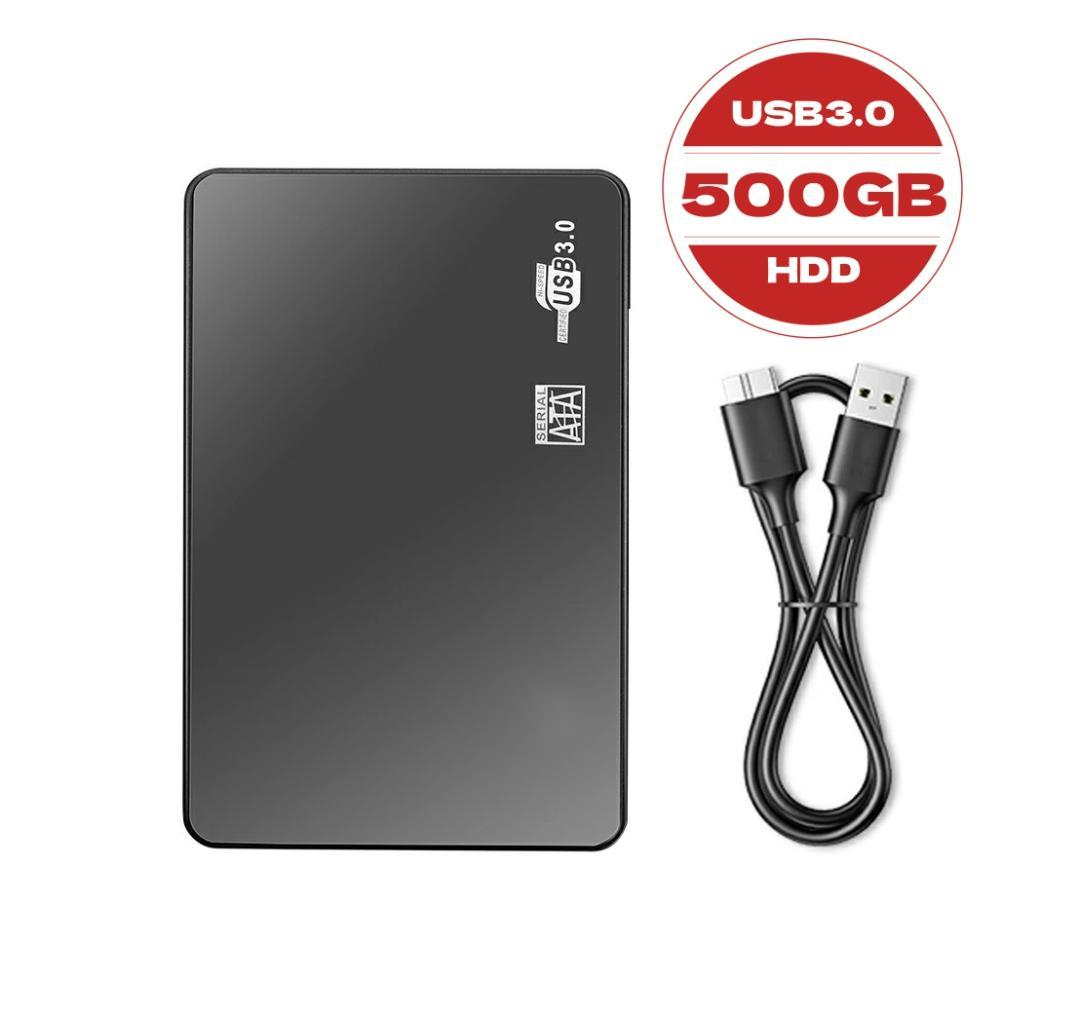 楽天市場】外付けハードディスク 500GB 大容量 2.5インチ 外付け