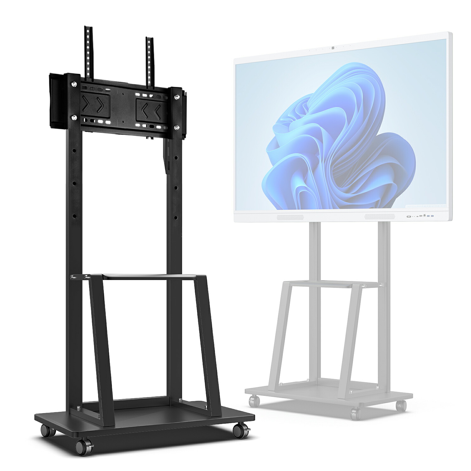 楽天市場】MOUNTUP モニターアーム モニタースタンド 36インチ対応 白