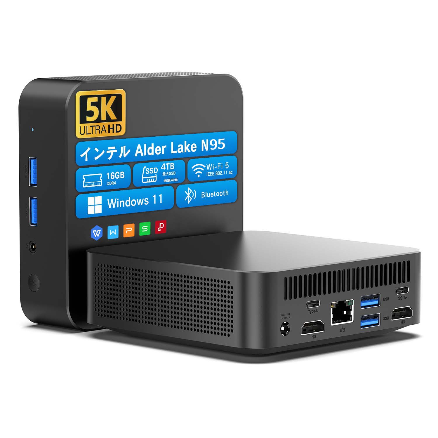 楽天市場】ミニPC 第12世代インテルAlder Lake N100 T9 Windows11 Pro