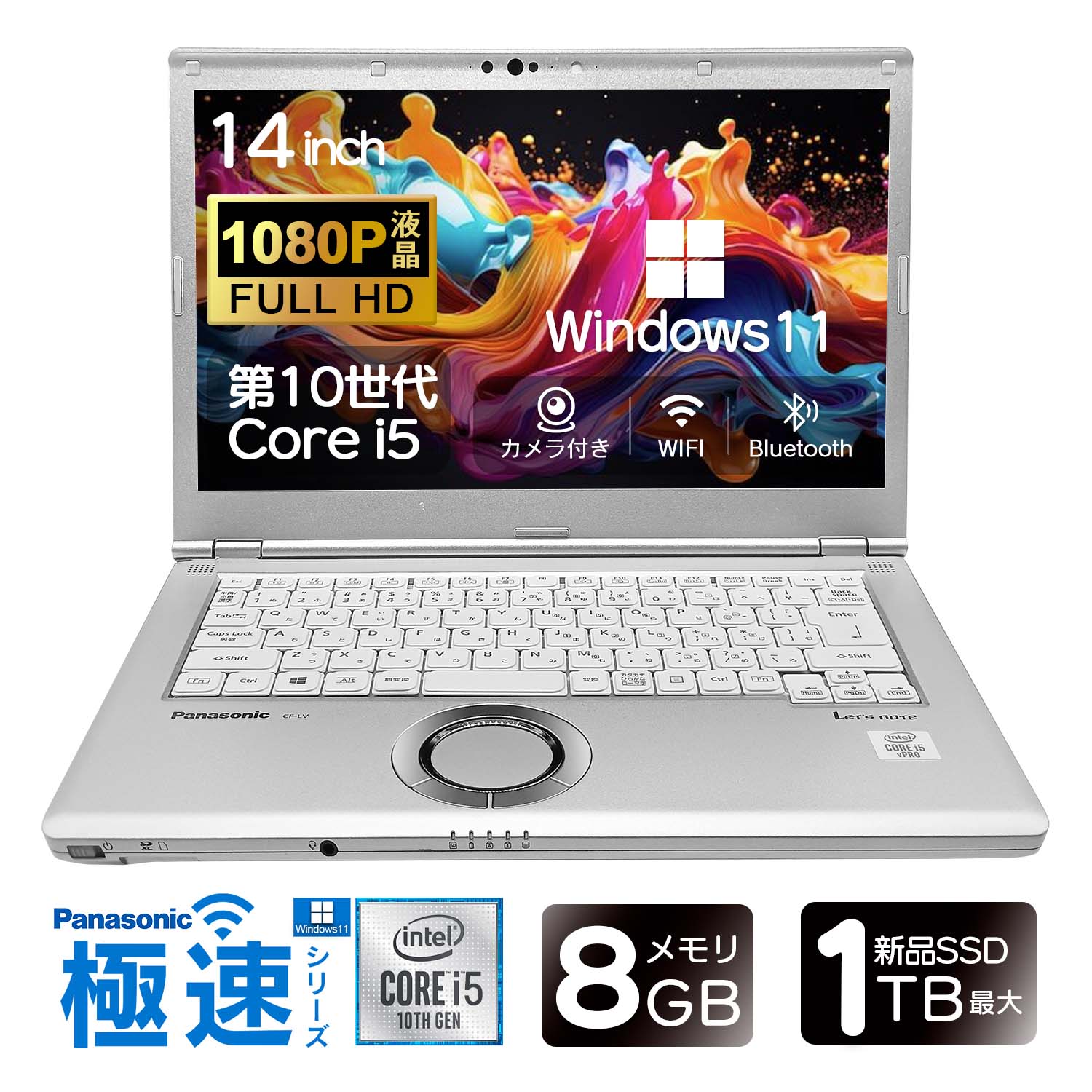 楽天市場】ノートパソコン office付き 中古 Let's Note panasonic