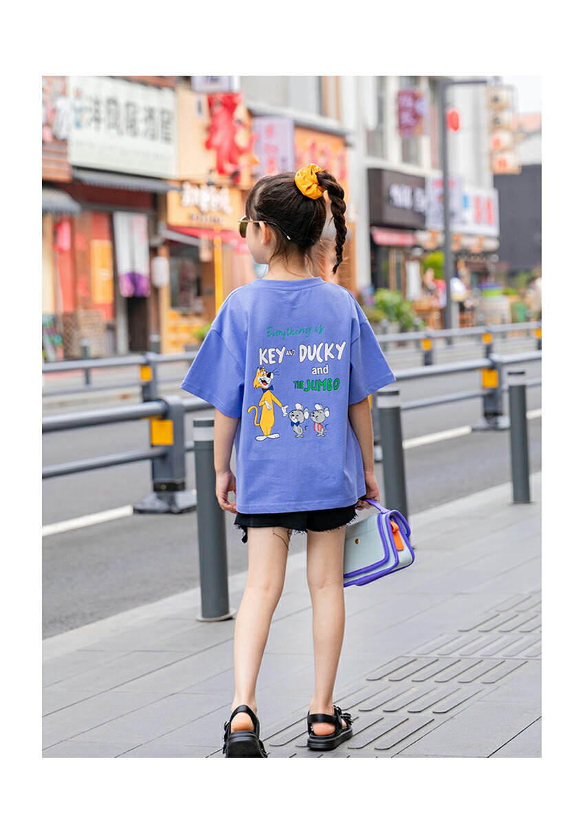 楽天市場 韓国 子供 コドモ こども 服 ふく夏 トップス プルオーバー ｔ シャツ 半袖 カットソー プリント イラスト 女の子 女児 男の子 男児 キッズ ジュニア 110cm 1cm 130cm 140cm 150cm 160cm 170cm Soon５ｔｈ 韓国 子供服 キッズ