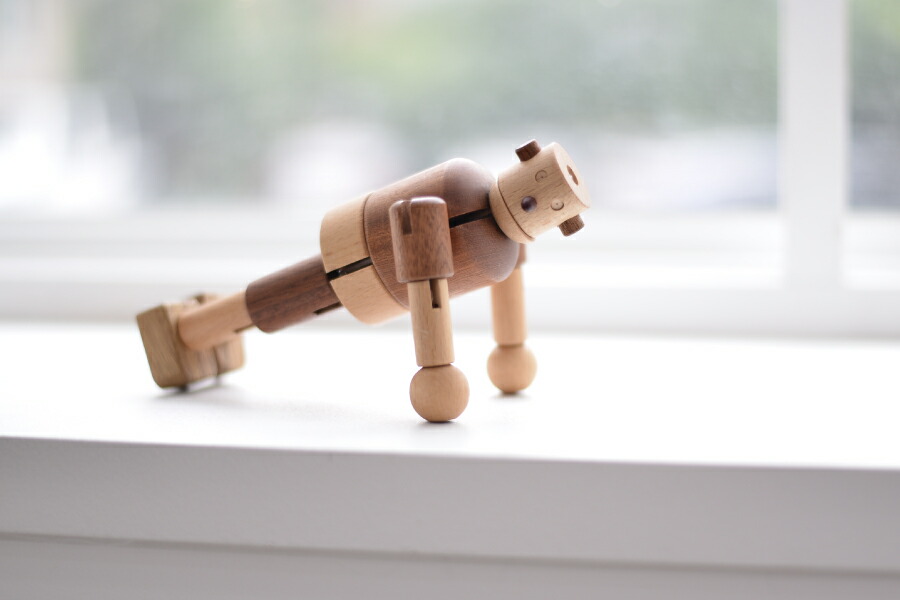 名入れ無料 子ども 木製ロボット タルボ 手足の関節も 自由自在に動く