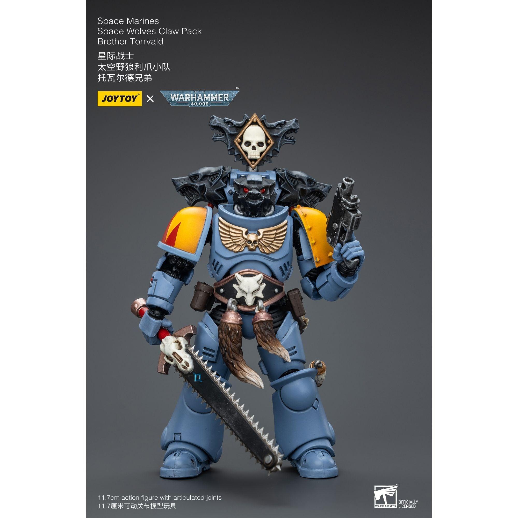 【国内正規代理店】 JOYTOY ジョイトイ ウォーハンマー40,000 スペースウルフ クローパック ブラザー・オラフ 1/18スケール 可動フィギュア アクションフィギュア