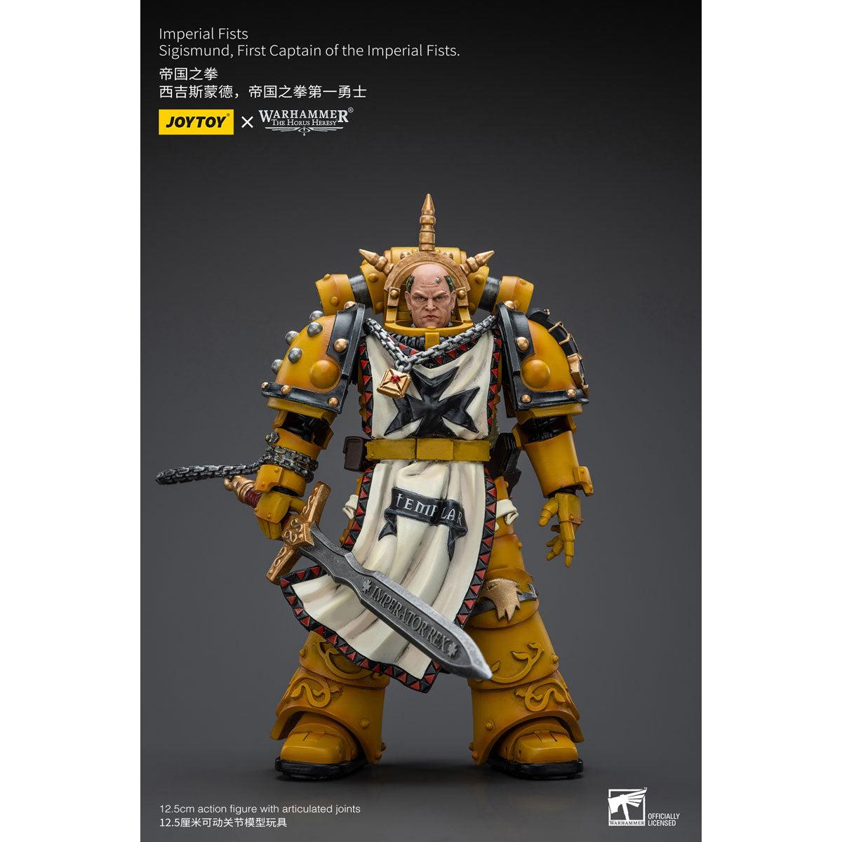 【国内正規代理店】 JOYTOY ジョイトイ ウォーハンマー ホルスの大逆 インペリアルフィスト第一名将 シギスムンド 1/18スケール 可動フィギュア アクションフィギュア｜SOOTANG HOBBY 店