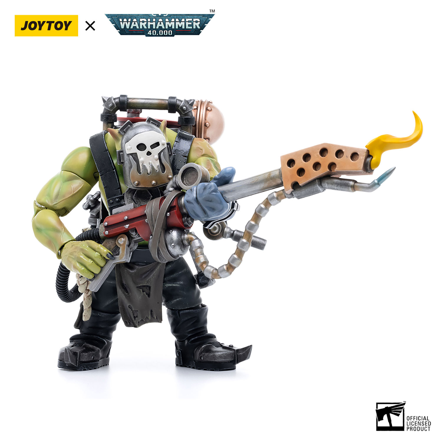 【国内正規代理店】 JOYTOY ジョイトイ ウォーハンマー40,000 オルク・コマンド バーナ・ボーイ ラグロブ 可動フィギュア アクションフィギュア