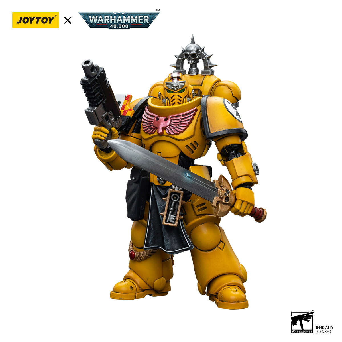 【国内正規代理店】 JOYTOY ジョイトイ ウォーハンマー40,000 インペリアルフィスト プラエトール（パワーソード装備） 可動フィギュア アクションフィギュア