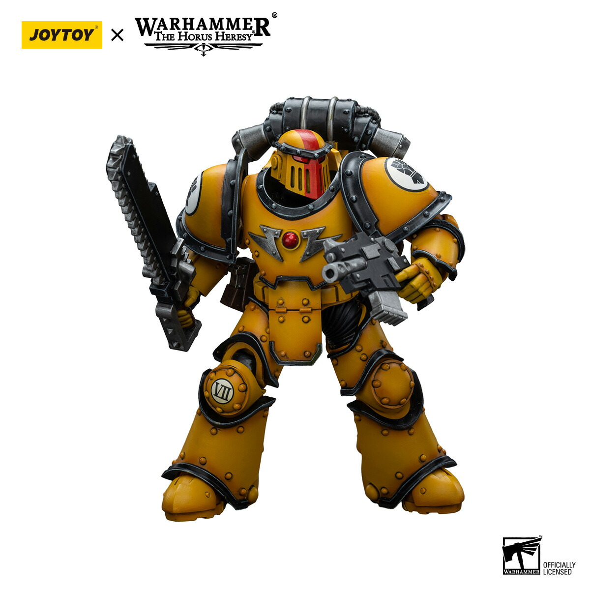 【国内正規代理店】 JOYTOY ジョイトイ ウォーハンマー ホルスの大逆 インペリアルフィスト MkIIIデスポイラー・スカッド サージェント（プラズマピストル装備） 可動フィギュア アクションフィギュア
