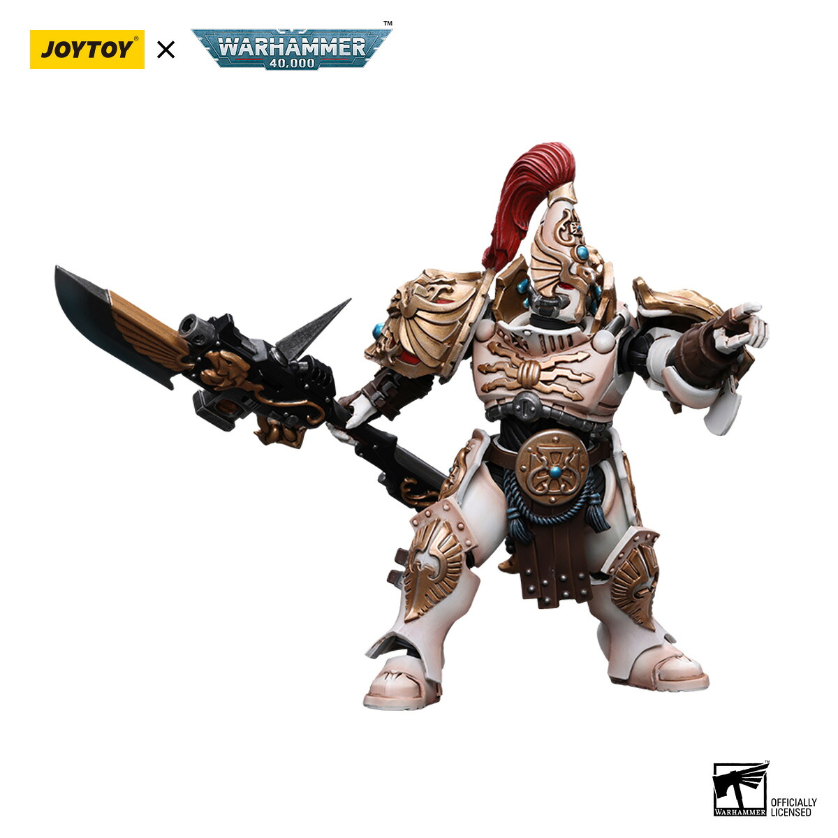 【国内正規代理店】 JOYTOY ジョイトイ ウォーハンマー40,000 アデプトゥス カストーデス ソーラー・ウォッチ カストディアン・ガード（ガーディアン・スピア装備） 可動フィギュア アクションフィギュア