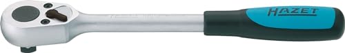 HAZET(ハゼット) ラチェットハンドル スタンダード小判型ヘッド ブルー|ブラック|グレー 差込角12.7mm (1/2) 【日本正 送料無料