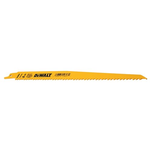 デウォルト(DEWALT) セーバーソー レシプロソー ブレード 高耐久 バイメタル刃 焼付き防止コーティング 木材 (釘ビス入可) A 送料無料