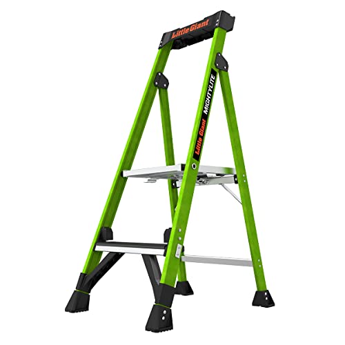 長谷川工業(Hasegawa) LittleGiant アルミ上わく付き脚立 マイティーライト2.0 2段 2尺 FRP LG-1540 送料無料|SooTune