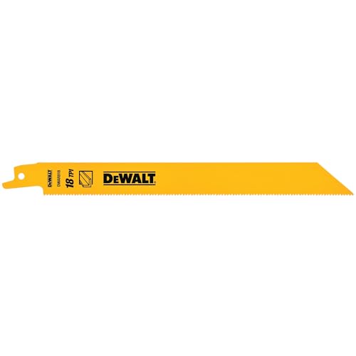 デウォルト(DEWALT) セーバーソー レシプロソー ブレード 高耐久 バイメタル刃 焼付き防止コーティング 金属 (薄物鉄 非鉄金属 送料無料