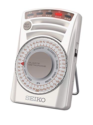 SEIKO (セイコー) メトロノーム クオーツ ホワイトSQ60(W) 送料無料