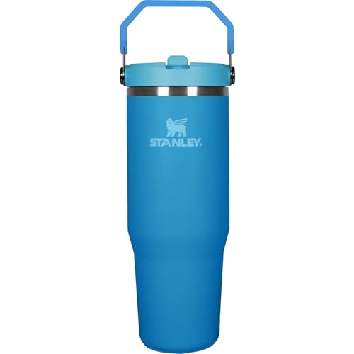STANLEY(スタンレー) アイスフローフリップストロー2.0 アズール 真空 タンブラー 0.88L 水筒 保冷 ウォーター ボトル 送料無料