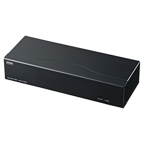 サンワサプライ DVIディスプレイ分配器(2分配) フルHD対応 VGA-DVSP2 送料無料