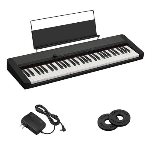 カシオ (CASIO) 電子キーボード Casiotone CT-S1 BK (ブラック) ハラミちゃんも愛用の61鍵盤キーボード 高品 送料無料