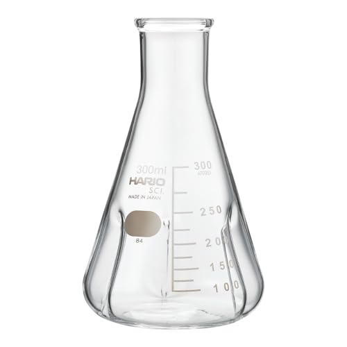 ハリオ(Hario) バッフル付き添い人三角瓶 300mL BSF-300-SCI 貨物輸送無料