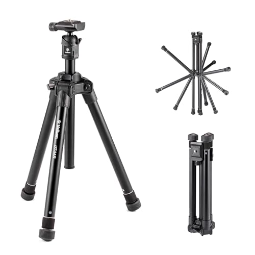 Velbon トラベル三脚 ULTREK UT-3AR 5段 ウルトラロック 全高135.5cm 縮長29.5cm 脚径21mm 小型 送料無料