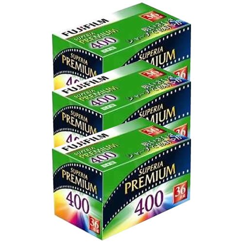 【3個書き割り】フジフイルム フジ色合い スぺ後ろ側割り増し金 400 36枚撮り 135 PREMIUM 400 36EX 1 [色合いネ 貨物輸送無料