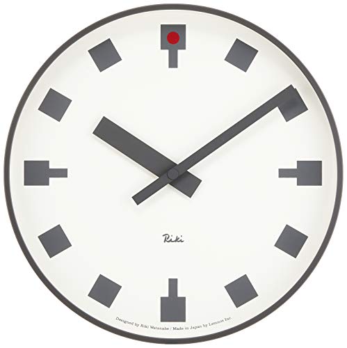 レムノス 掛け時計 アナログ 日比谷の時計 WR12-03 Lemnos ホワイト 直径256×厚さ46mm 送料無料 14,599円