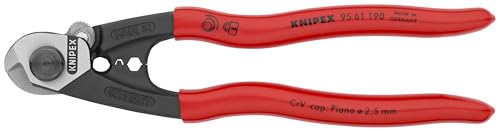 KNIPEX(クニペックス) ワイヤーロープカッター 190mm 9561190 送料無料