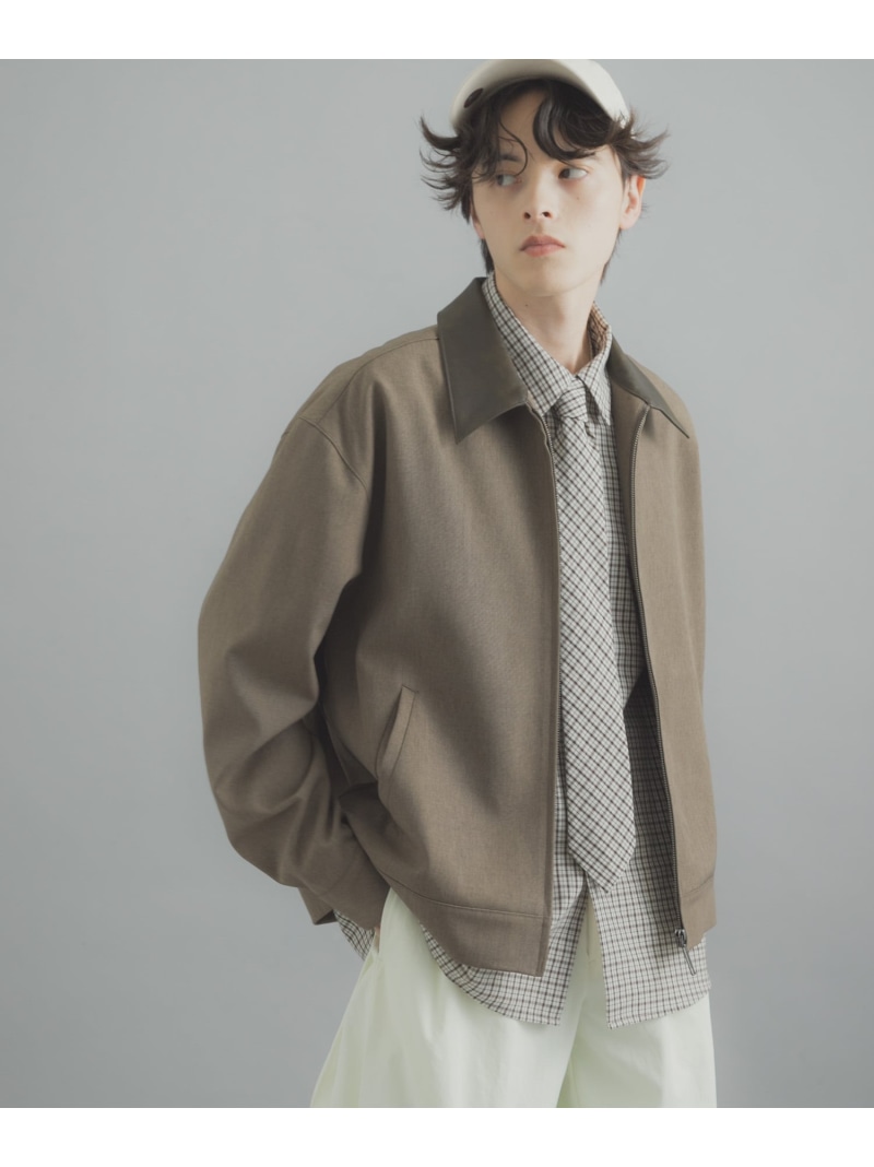 FLカラージップブルゾン SENSE OF PLACE センス オブ プレイス ジャケット・アウター ブルゾン・ジャンパー ブラウン ブラック グレー【送料無料】[ Fashion]