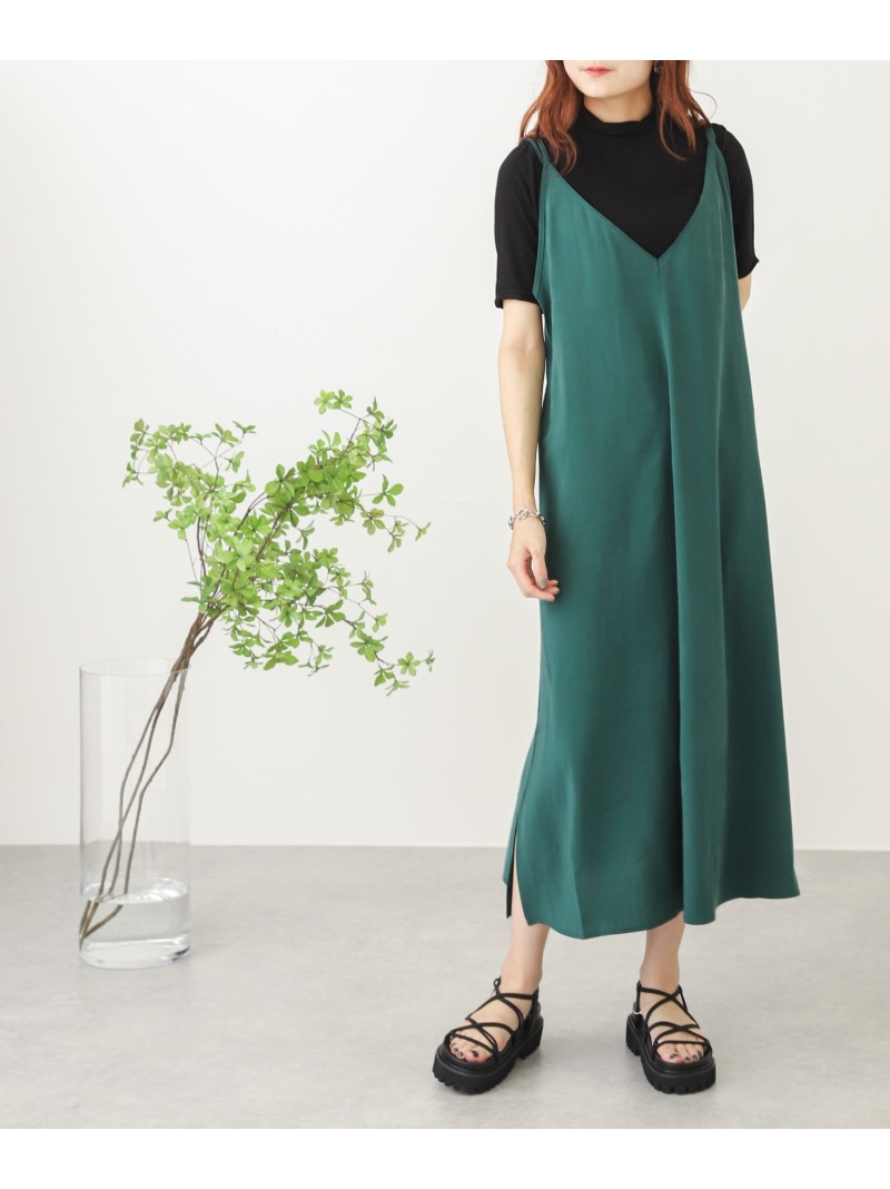 楽天市場 Sale 51 Off スリットキャミソールワンピース Sense Of Place センス オブ プレイス ワンピース ワンピースその他 グリーン グレー ブルー ブラウン Rba E Rakuten Fashion Sense Of Place By Urban Research