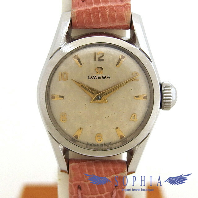 ☆OMEGA☆アンティーク☆手巻き時計☆10K WG GF☆美品☆調整済み☆ OMEGA - OMEGA ☆希少 スターダイアル☆ 手巻きアンティーク時計