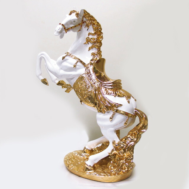 楽天市場】唐三彩 馬 オブジェ 陶器 置物【送料無料！】【代引き手数料